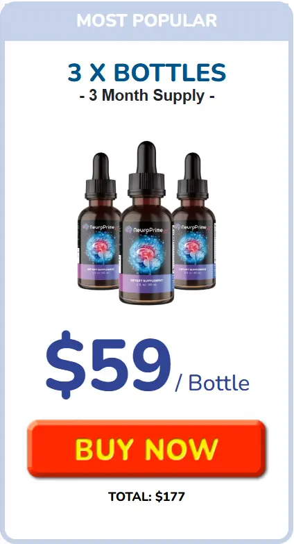 NeuroPrime  - 3 Bottle